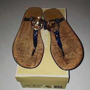 Michael Kors navy blue size 8 flip flops